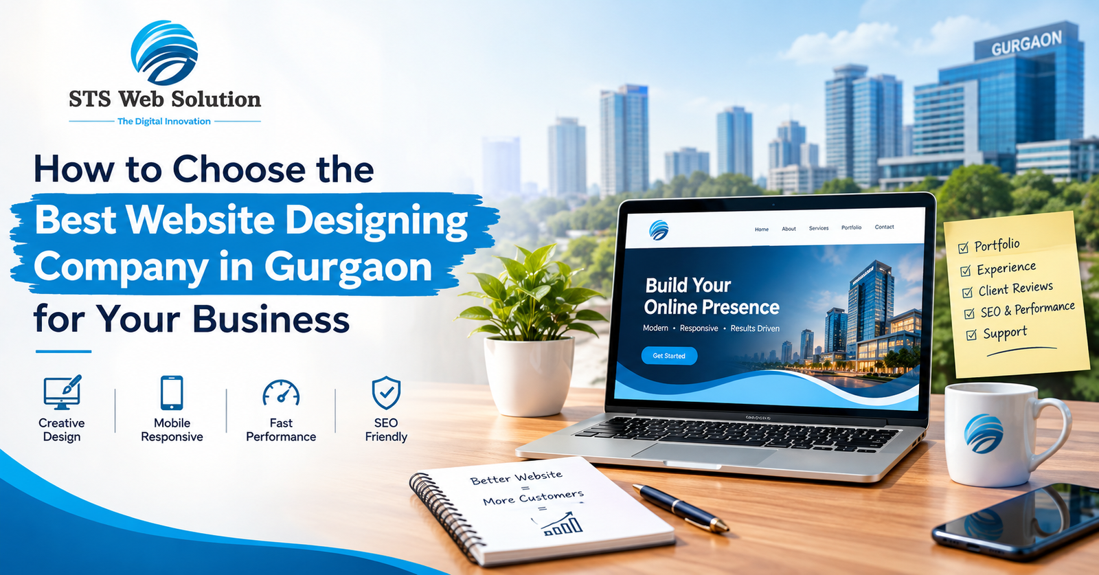 How to Choose the Best Website Designing Company in Gurgaon for Your Business