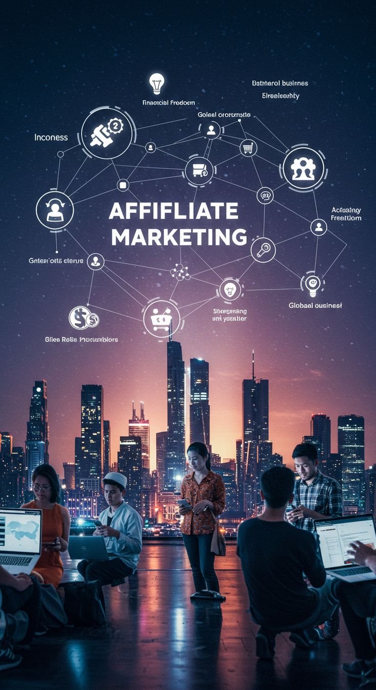 Affiliate Marketing Network Architecture Frame