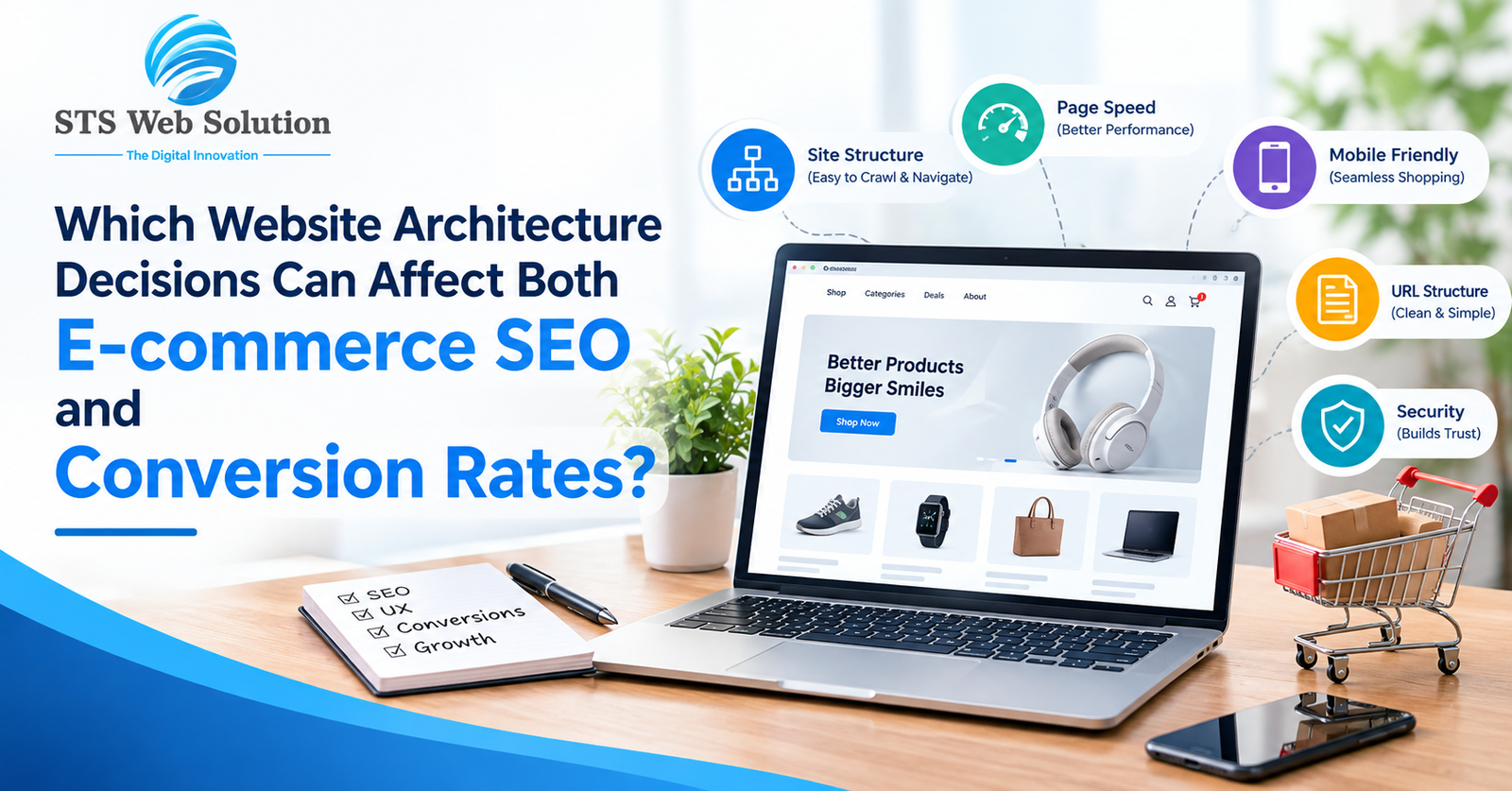 Which Website Architecture Decisions Can Affect Both E-commerce SEO and Conversion Rates?