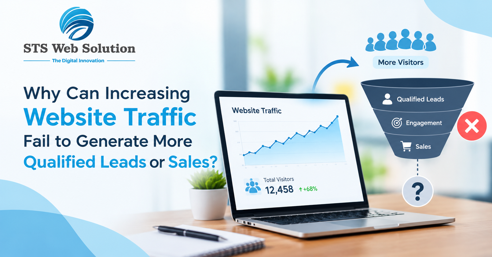 Why Can Increasing Website Traffic Fail to Generate More Qualified Leads or Sales?