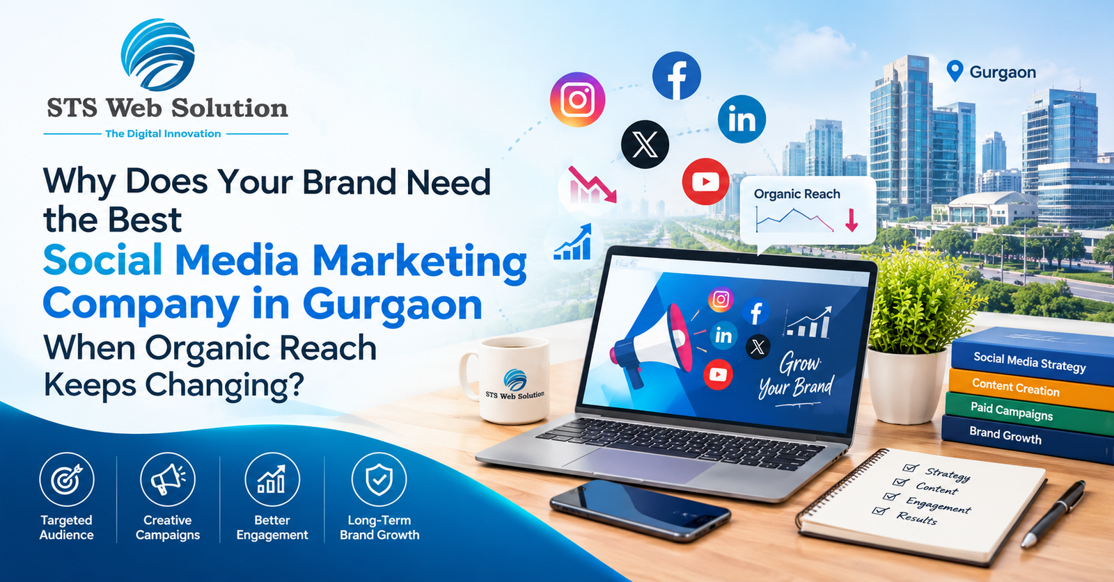 Why Does Your Brand Need the Best Social Media Marketing Company in Gurgaon When Organic Reach Keeps Changing?